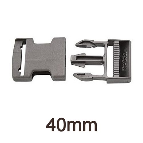 Steckschnalle Kunststoff 40mm