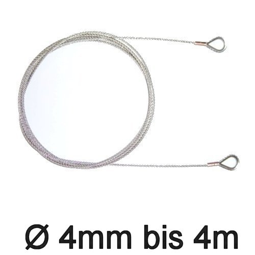 Jollen-Wante mit Kauschen 4mm bis 4m