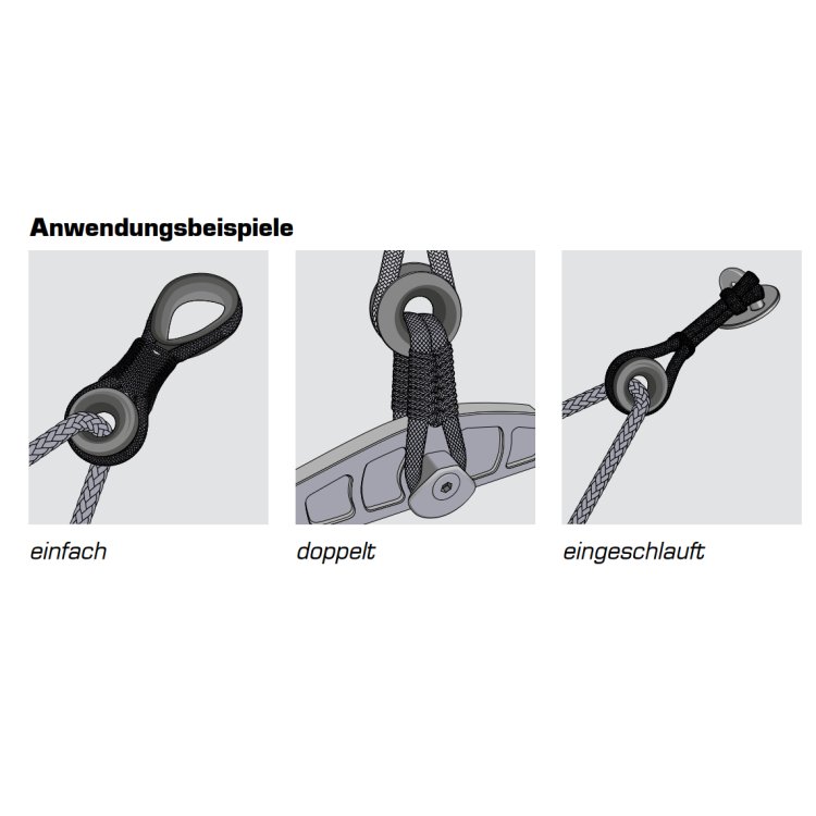 Liros D-Loop 10mm silber