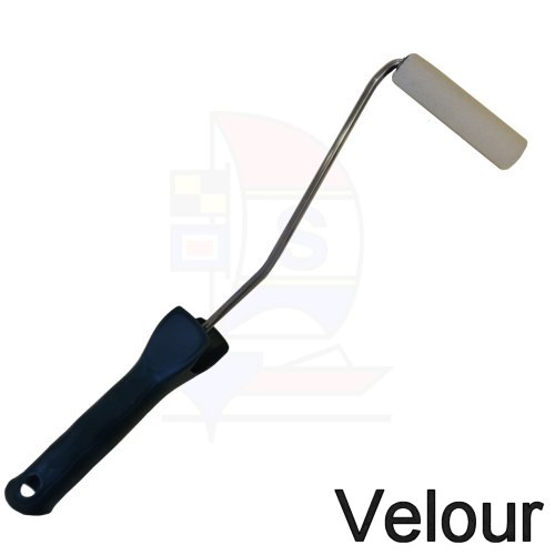 Handstiel mit Rolle Velour