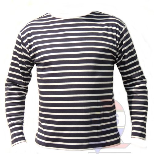 Bretonisches Fischerhemd blau / weiß