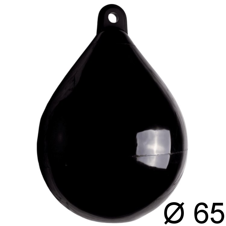 Bojen-Kugelfender 65cm schwarz