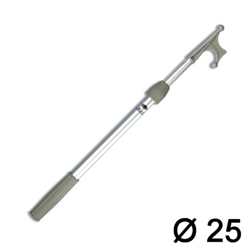 Bootshaken grau 25mm / 120-210cm