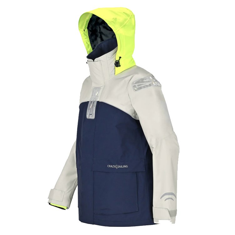 C4S Bergen II Offshore Segeljacken silber extra weit