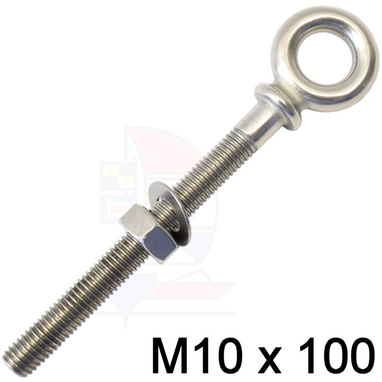 Augbolzen mit Kragen M10x100mm