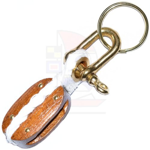 Schlüsselanhänger Holzblock