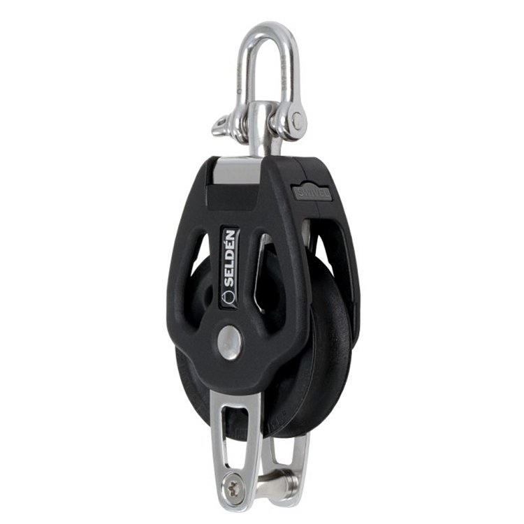 Selden Block 1fach mit Unterbügel 12mm 406-001-002