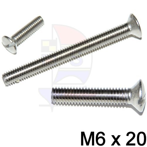 Linsensenkkopfschraube M6 (DIN 964) x 20