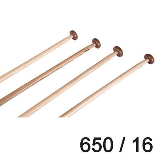 Flaggenstock Kiefer / Mahagoni 650mm 16mm