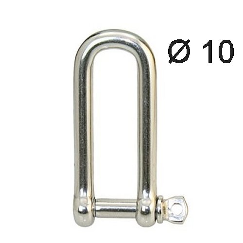Schäkel lang einfach 10mm