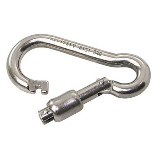 Karabinerhaken außen öffnend 8 x 80mm