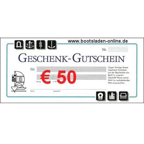 Geschenkgutschein € 50