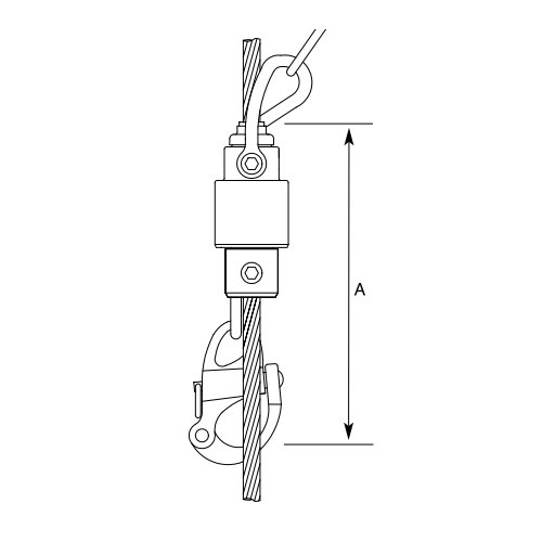 Bartels Fallschlitten 6mm Vorstag FS II-D-6