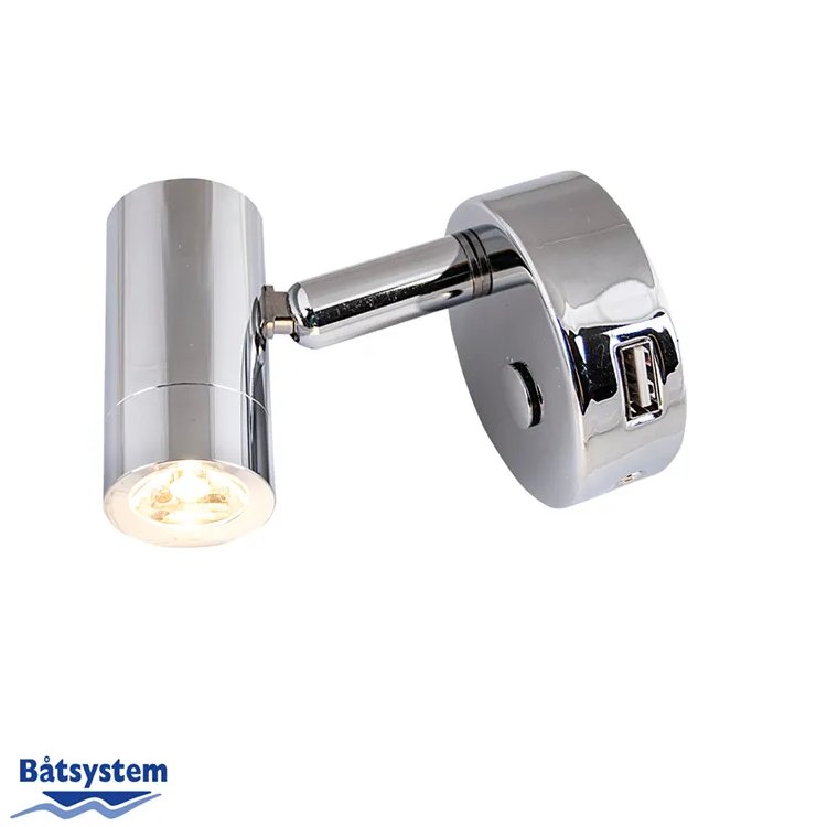 Båtsystem Leselampe Leia LED LR1 USB