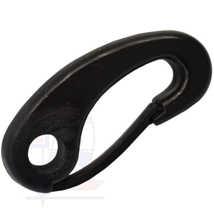 Haken Kunststoff schwarz