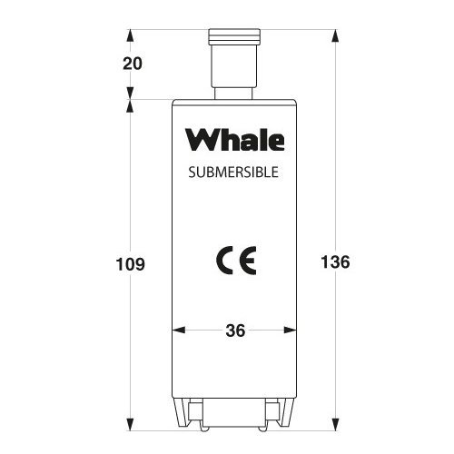 Whale Supersup Tauchpumpe Premium 12V