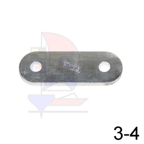 Bartels Zweilochscheibe 3-4mm Vorstag