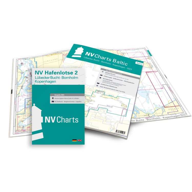 Sportschifffahrtskarten See Serie 2 Atlas (gebunden 30x42cm)