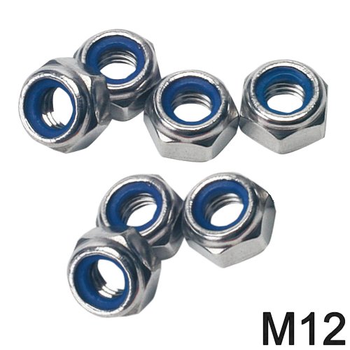 Stopmutter Edelstahl V4A (DIN 985) M12