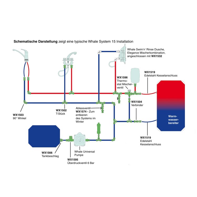 Whale Quick Connect 15 Endstopfen WX1546