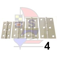 Scharnier Edelstahl 50x75 / 6L Typ 4