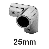 Relingsbeschlag Winkelstück Edelstahl 3W 25