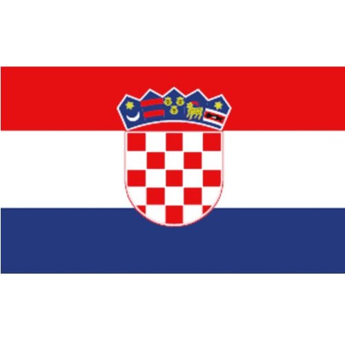 Flagge Gastland Kroatien
