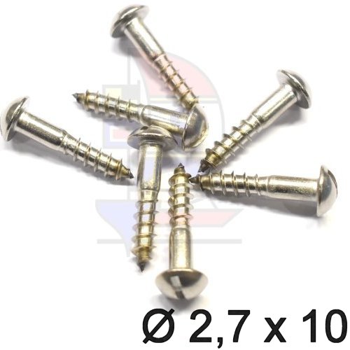 Halbrundkopfschraube 2,7 (DIN 96) 10mm