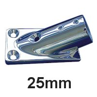 Rohrendbeschlag Edelstahl E 25 / 30