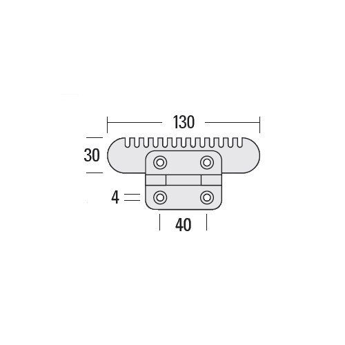 Niro Petersen Pinnenkamm 130mm