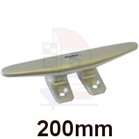 Belegklampe 4 Befestigungen 200mm silber