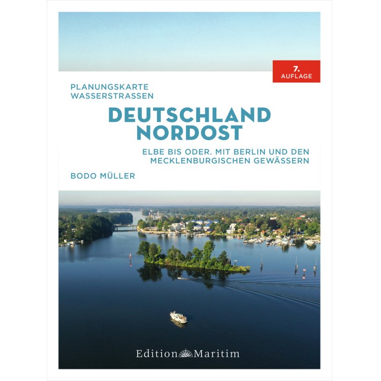 Planungskarte Wasserstraßen Deutschland Nordost / Müller