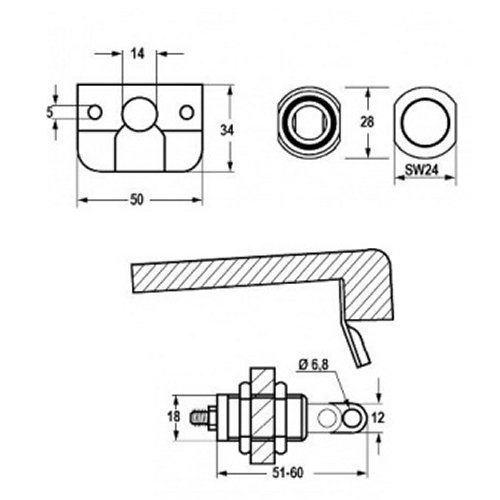 Backskistenverschluss