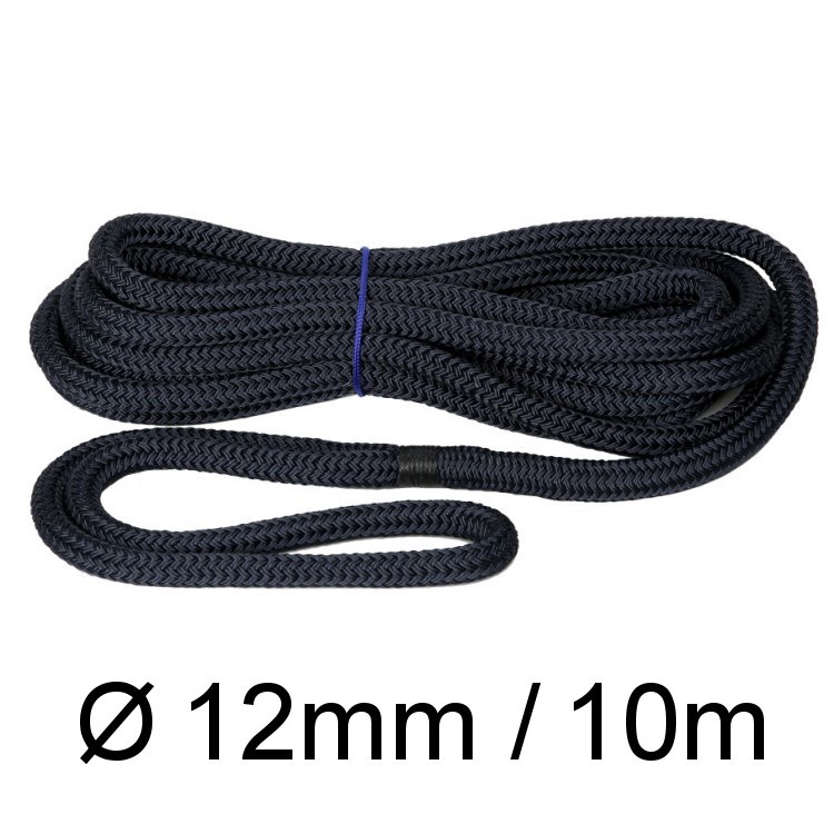 Festmacher Quickline 12 mit Auge 10m schwarz