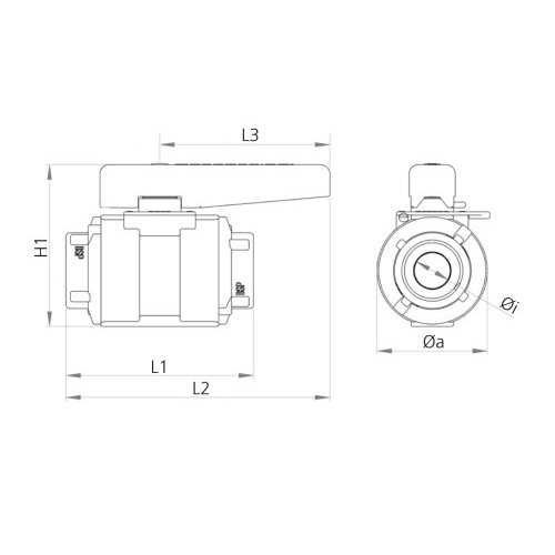 Trudesign Kugelhahn 3/4 Zoll