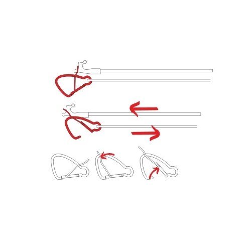 Kong Bojen-Karabinerhaken NB650201