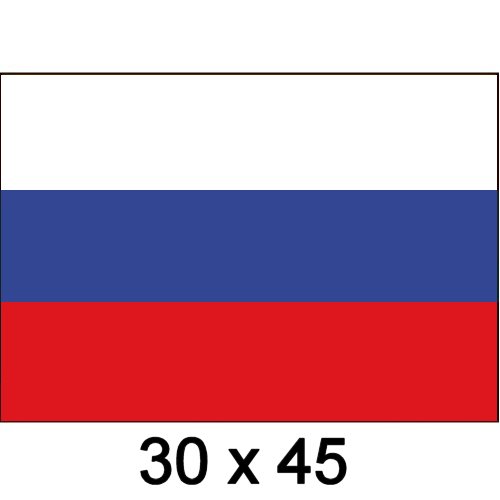 Flagge Gastland Russland 30x45