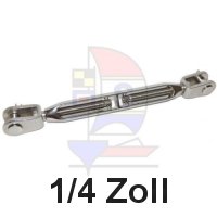 Selden Wantenspanner Bronze 1/4 Zoll