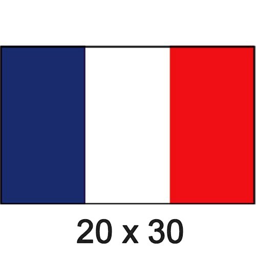 Flagge Gastland Frankreich 20 x 30