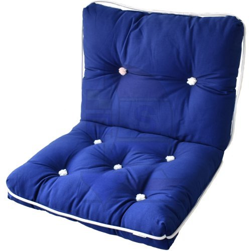 Sitzkissen Kapokkissen doppelt blau