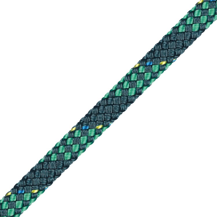 Leine Liros Dyneema® Regatta 2000 stahlblau mit grün