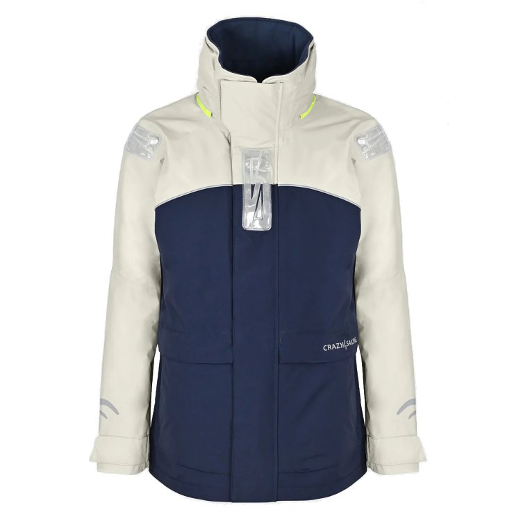 C4S Bergen II Offshore Segeljacken silber extra weit