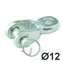 Toggle Auge / Gabel 12mm