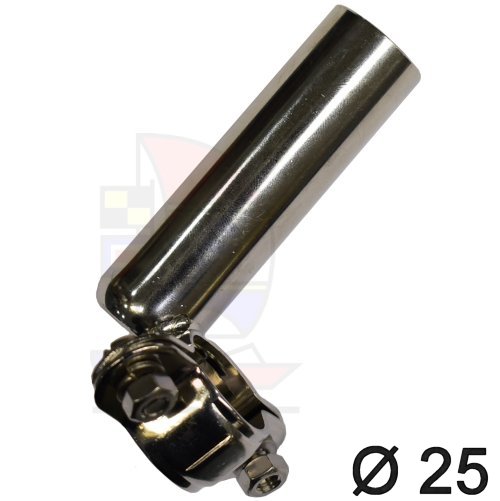 Niro Petersen Flaggenstockhalter 25 niro Reling Typ 2