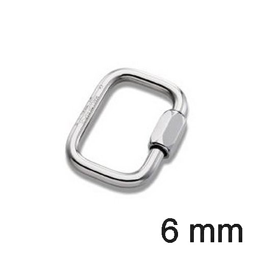 Schraubkettenglied Rechteck 6mm