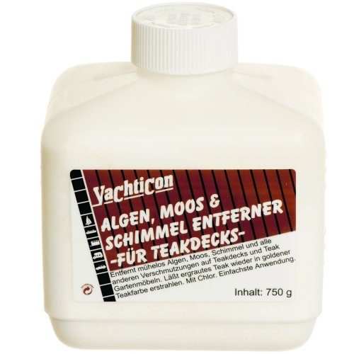 Yachticon Algen, Moos und Schimmelentferner für Teakdecks 750g