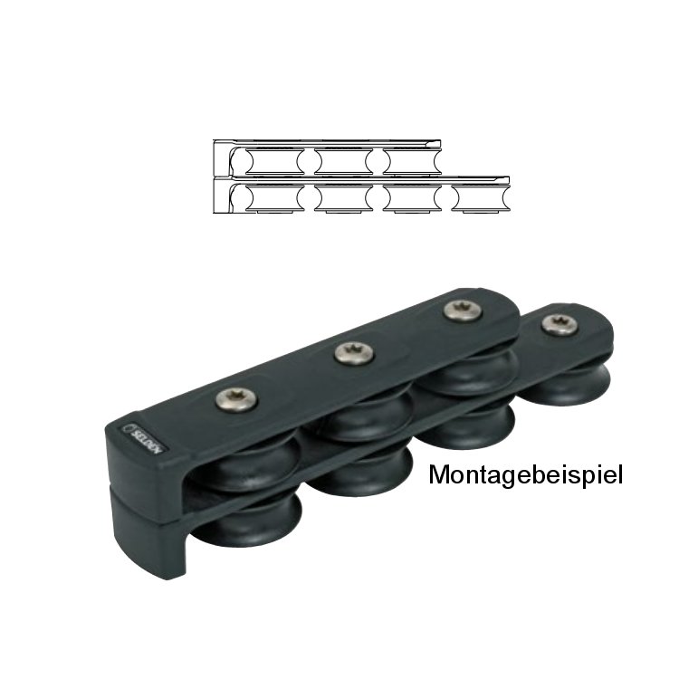 Selden Fallenumlenker 4-fach Typ 40 / 420-001-04