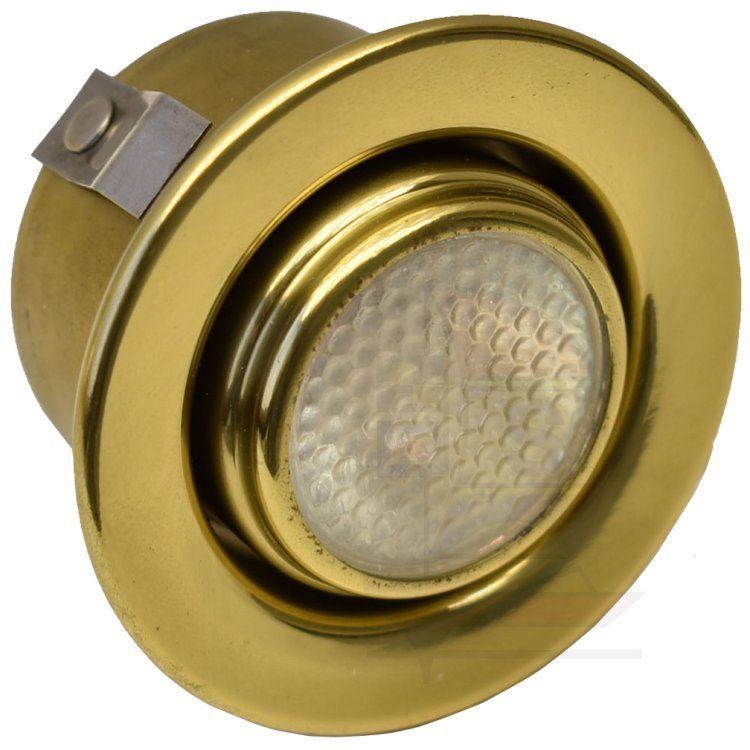 Messing Einbaulampe 66mm