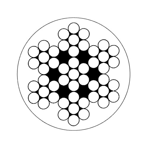 Steuerseil Nirodraht 2mm PVC-Mantel außen 3mm