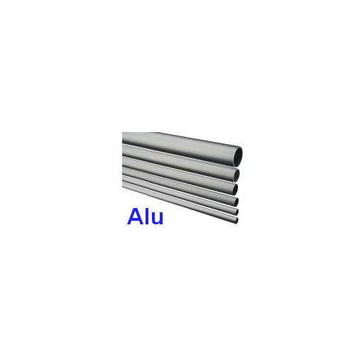 Alu-Rohr 1m x 25x2,0mm silber eloxiert